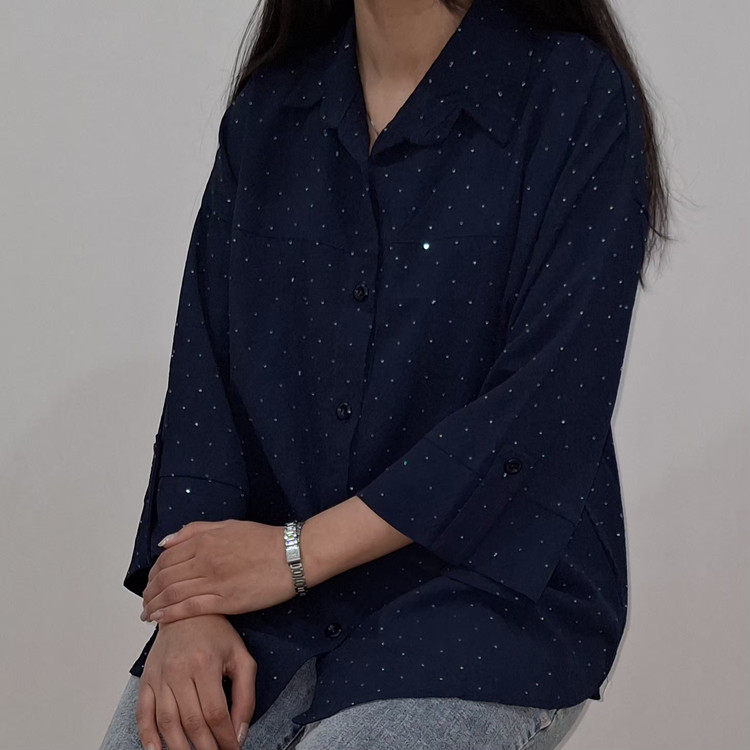 شومیز زنانه نگین دار