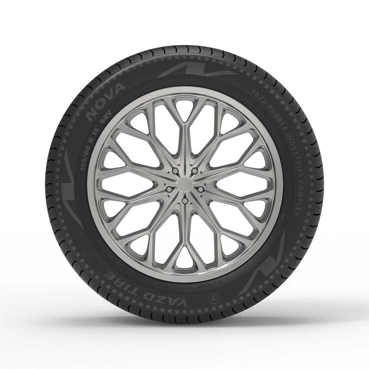 لاستیک یزد تایر گل نوا Nova سایز 195/60R15